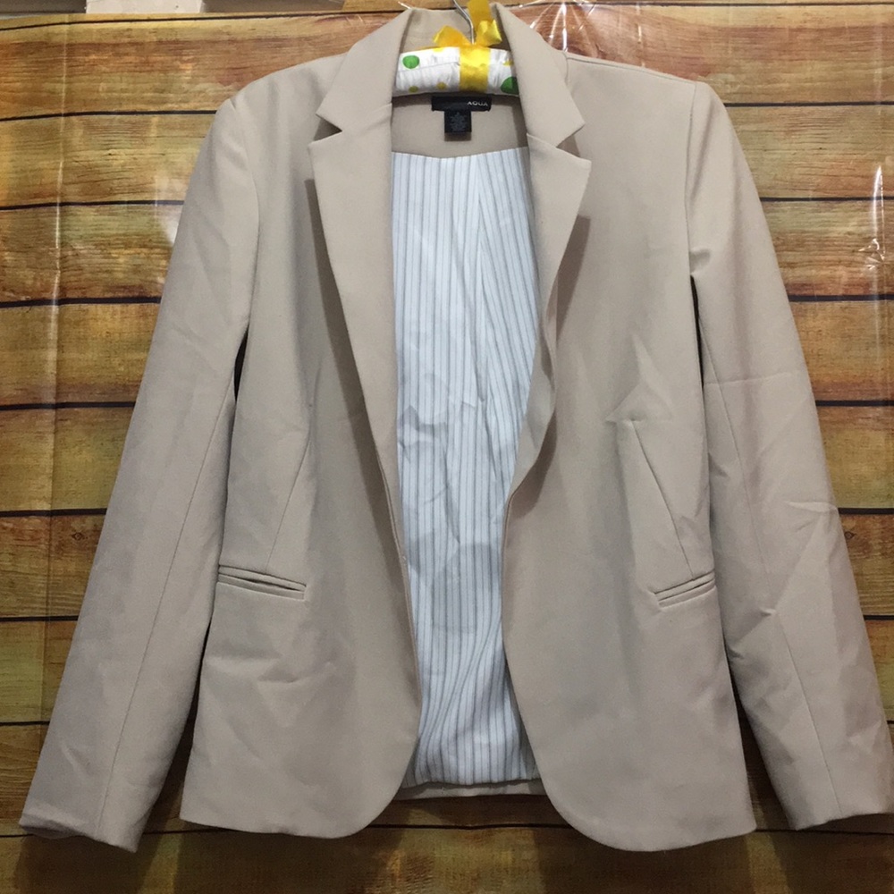 Aqua tan blazer size S